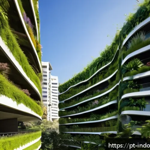 Home 33 공기질 개선을 위한 미생물 - A vibrant urban park scene in São Paulo featuring biofiltration systems integrated into lush vertica...